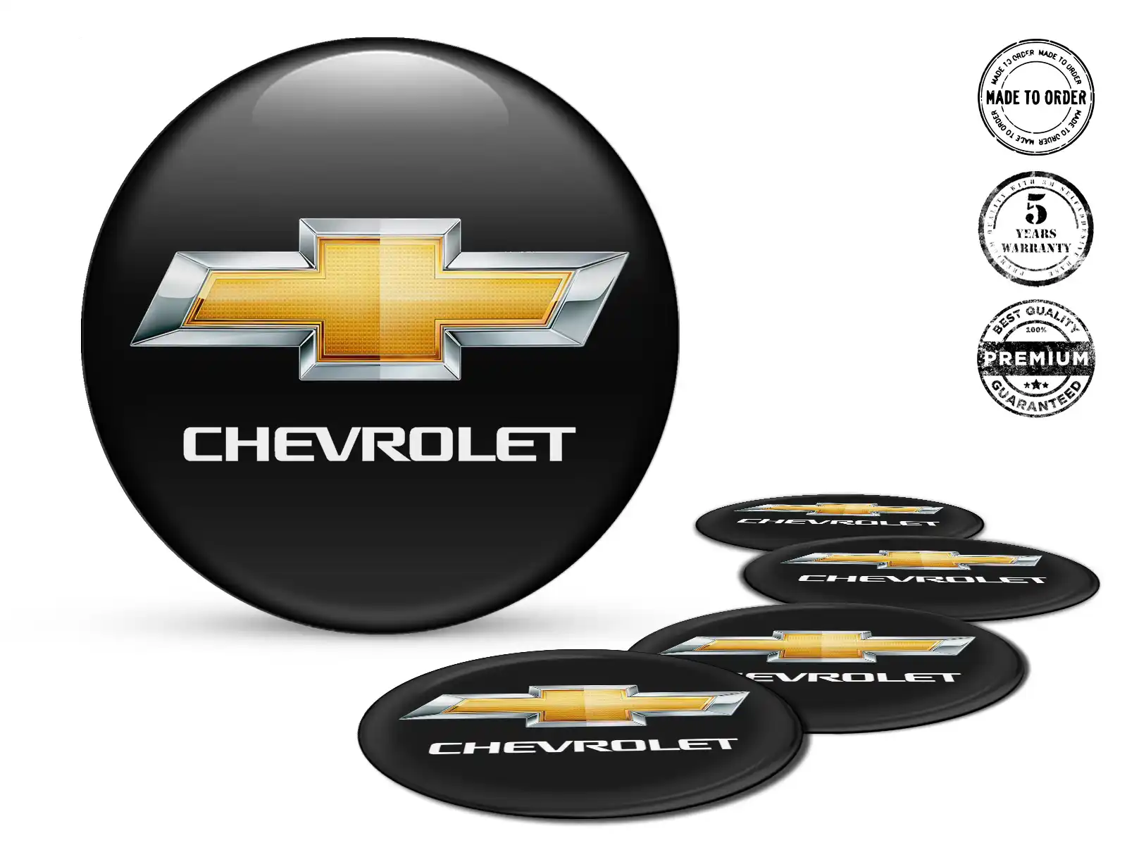 Chevrolet  Pegatinas Bombadas Edición Calcomanías Estilo de Silicona